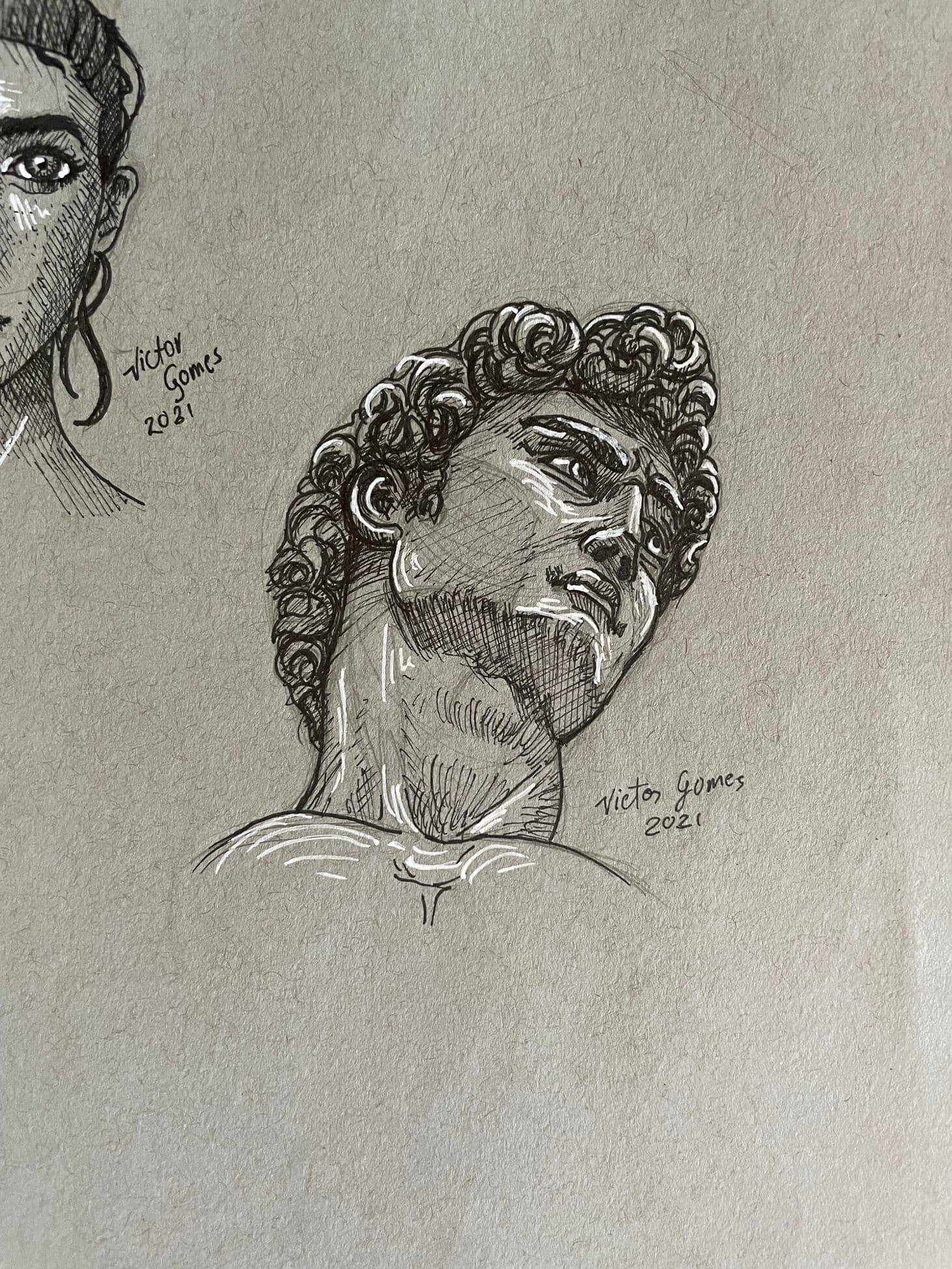 David Status Portrait Study