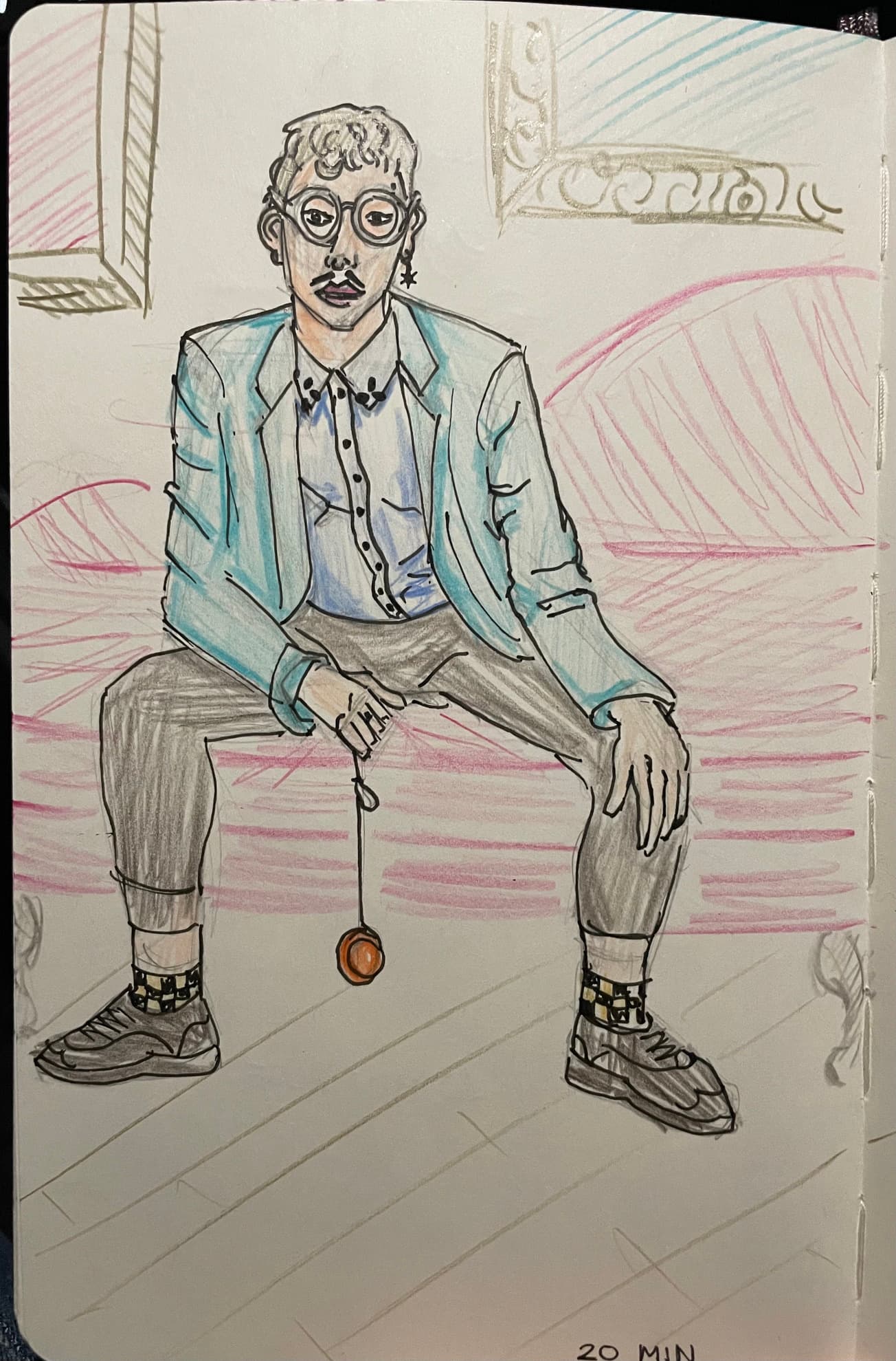Figure from live Figure Drawing Class