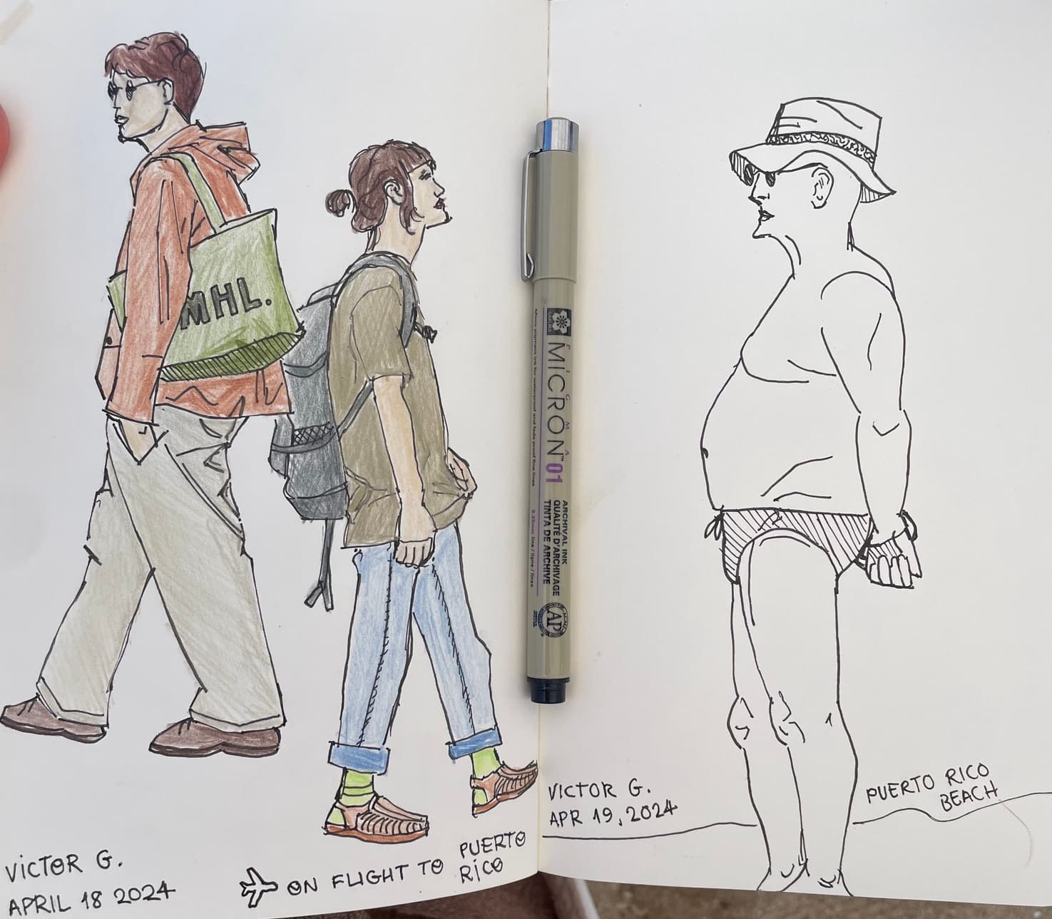 Full body figure studies