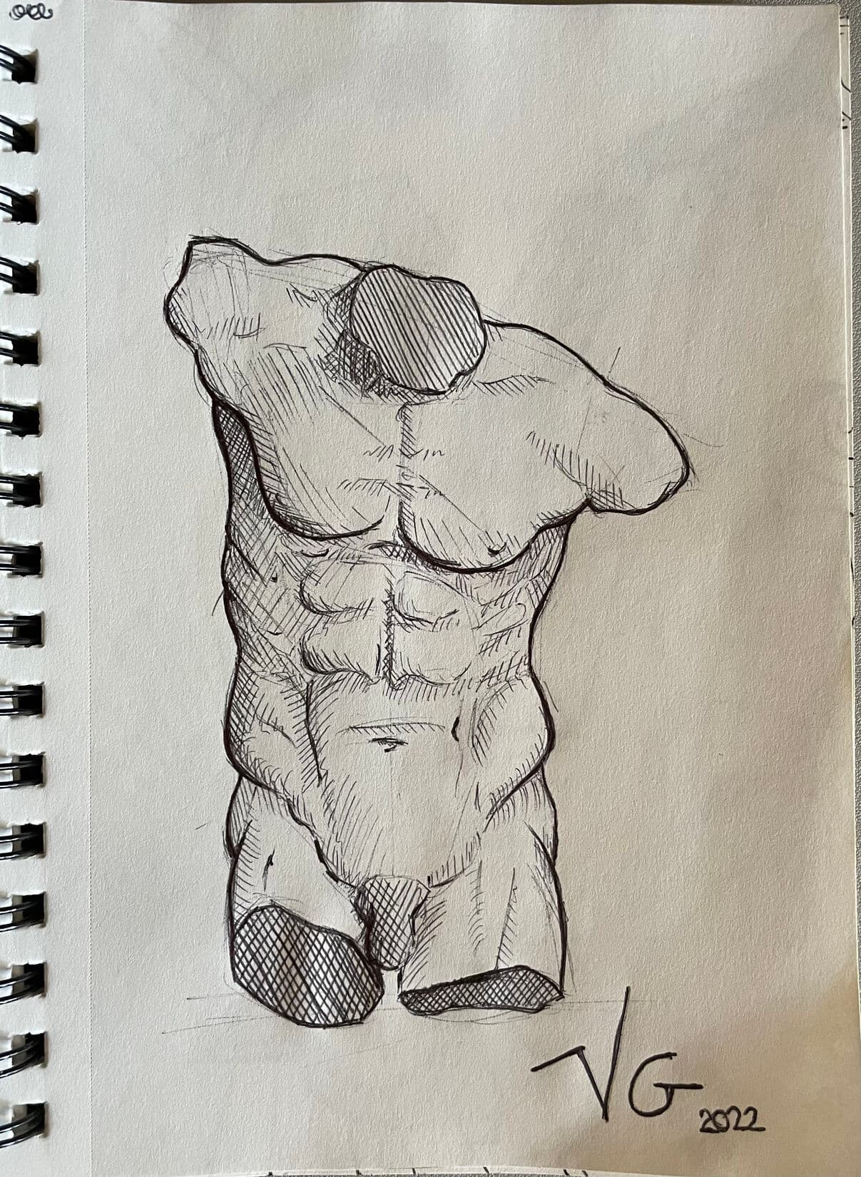 Male Marble Torso