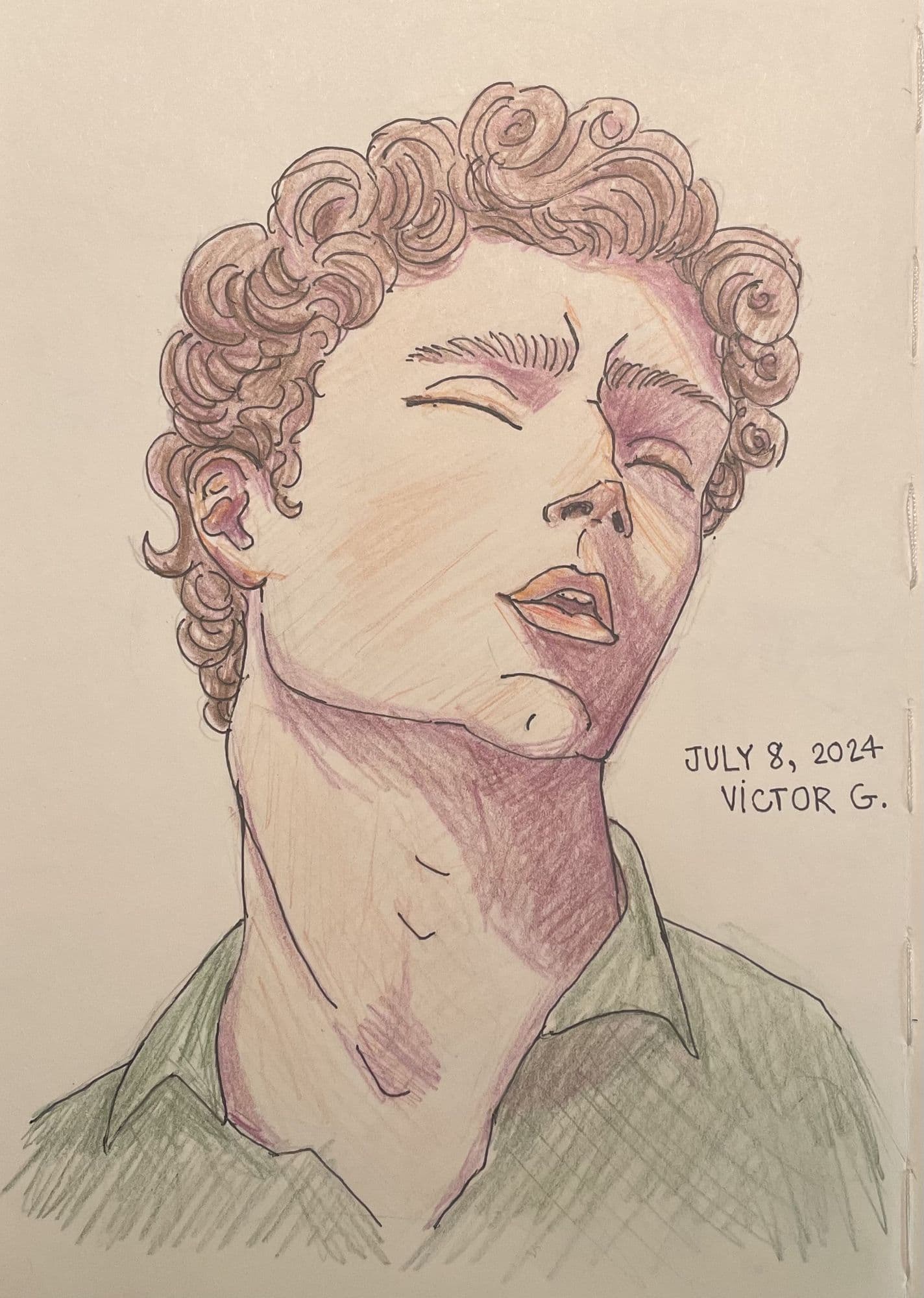Pencil Experiment Portrait