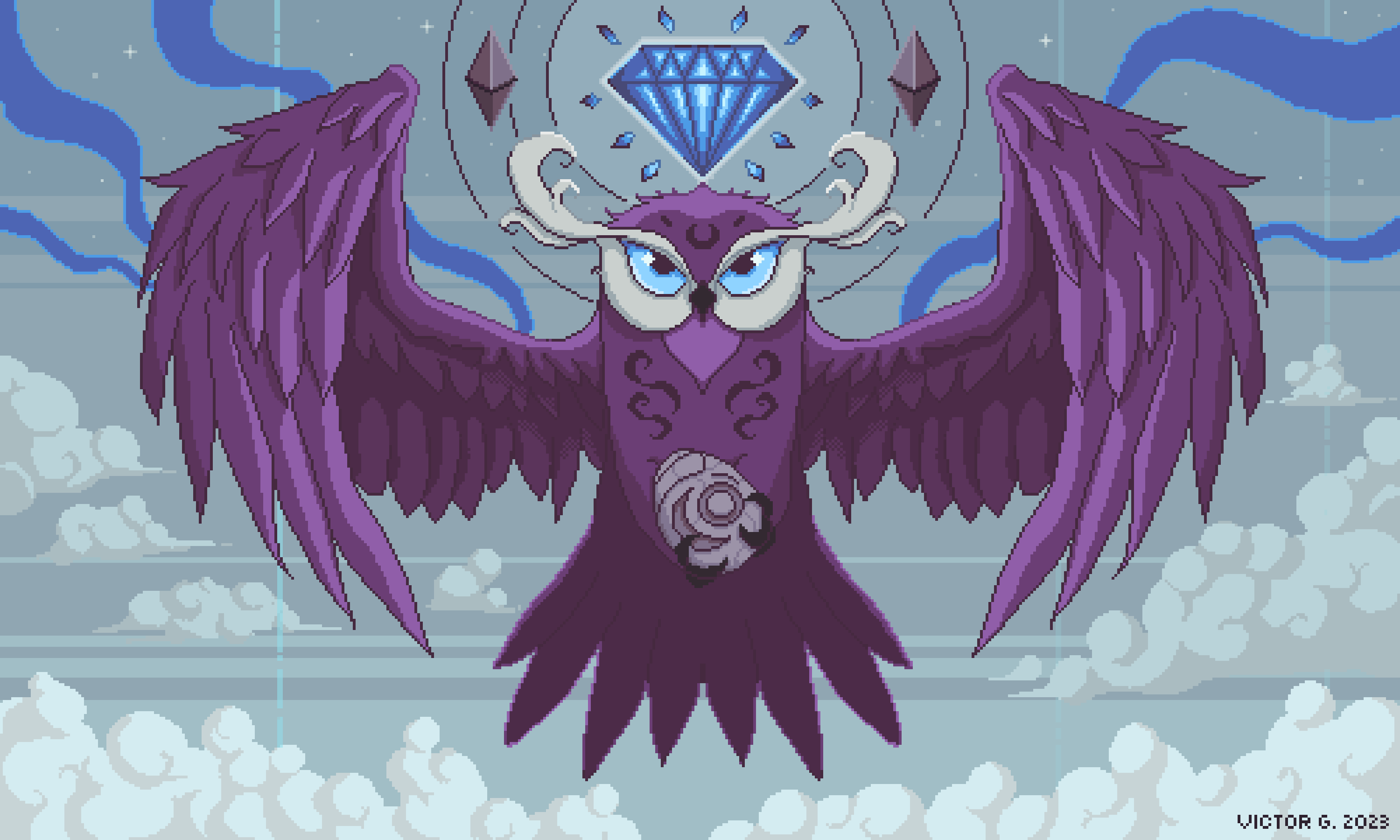Purple Moonbird